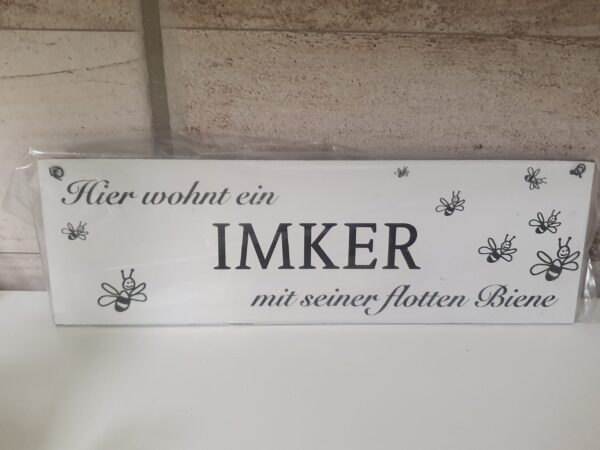 Dekoschild "Flotte Biene"