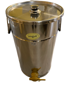 Imgut® Abfüllkübel 50 kg aus Edelstahl