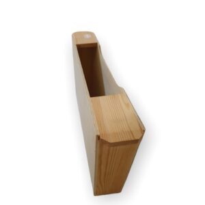 Futtertasche aus Holz