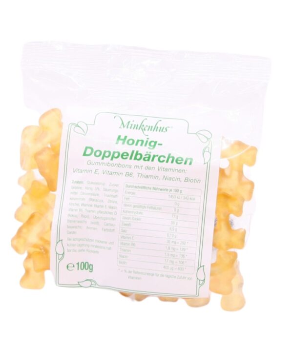 Honig-Doppelbärchen, 100 g