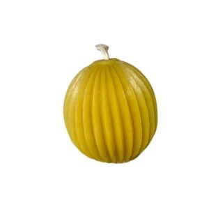 Kugel Kerze Gerippt