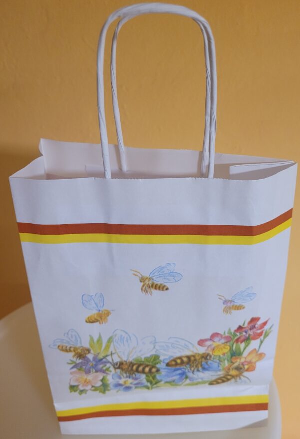 Papier Tragetasche mit Kordelgriff