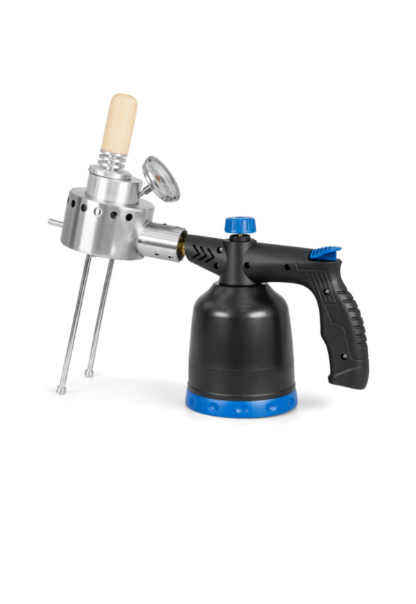 HOBBEE® Verdampfer aus Edelstahl mit Gaskartuschen-Aufnahme