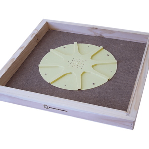 Bienenfluchtdeckel mit Falz