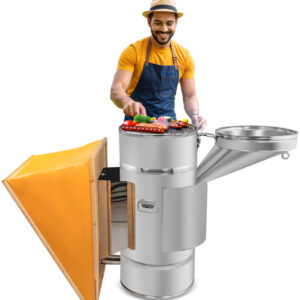 RuBee® Imkergrill in Smokerform aus Edelstahl