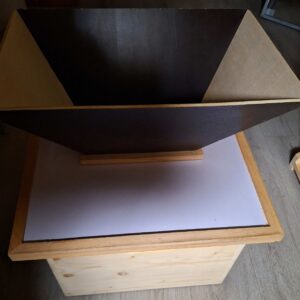 Abkehrtrichter eckig Holz